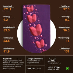 Royal Romance Chocolate Bar - Wishful Chocolates